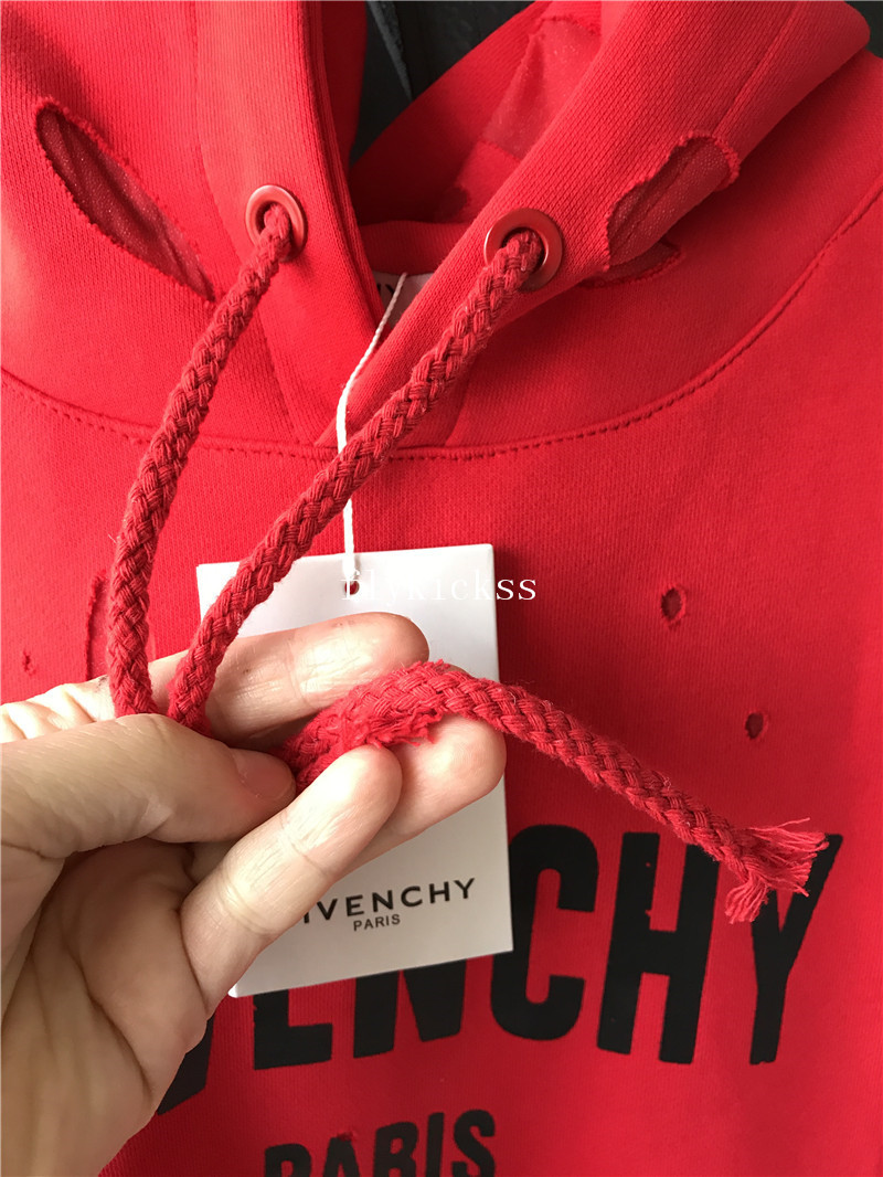 Givenchy Red Hoodie